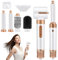Euakee Cepillo Secador de Pelo 7 en 1 Air Styler Cepillo de Aire Caliente Secador Moldeador Alisador con 3 Velocidades y 3 Temperaturas Secador Rizador de Pelo Aire Iones Negativo para Rizar, Alisar
