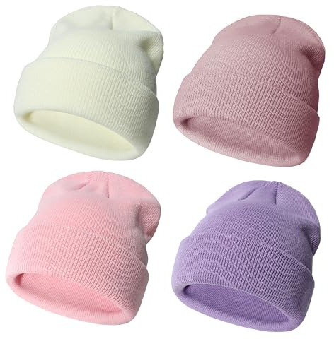 YMYDYFC Baby Beanie Hat Warm Winter Cap Unisex for Toddler Outdoor Sport | Setchy thick knit for lasting warmth.Unisex baby beanie.Snug fit for infant,toddlers&kids.Ideal for skiing and outdoor sports