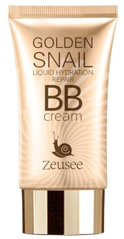 BB Cream - Base líquida con protección UV, base hidratante para la piel, ayuda a iluminar la tez BB Caracol protector solar, crema base para hidratar la nutrición