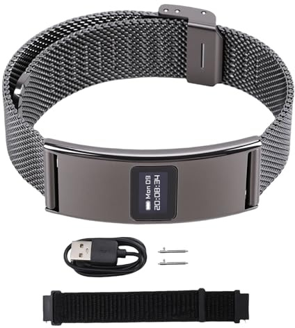 Topiky Bracelet connecté, Traqueur de santé et de Fitness, Bracelet d'activité Portable, Suivi du Sommeil 24h/24, Traqueur de Fitness pour Hommes et Femmes avec Modes Multisports, (Black)