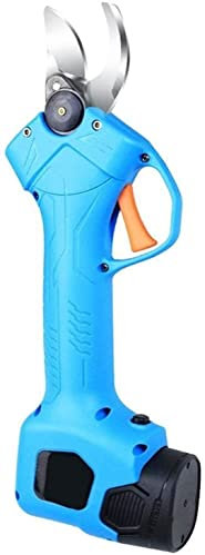 Cisailles de Jardin Outils de Jardinage Professionnels Ciseaux d'élagage électriques Sécateur de Jardin Rechargeable 600 W Sécateur Coupe-Branche Outil de Coupe + 2 Piles (UK), Cisailles à Gazon