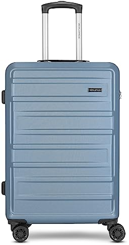 Worldpack Check-in Koffer für Damen und Herren | mittelgroßer Trolley 44 x 25 x 67 cm aus hochwertigem, stoßfestem ABS Material | Doppelrolle & Teleskopgriff| New York 2.0 Serie