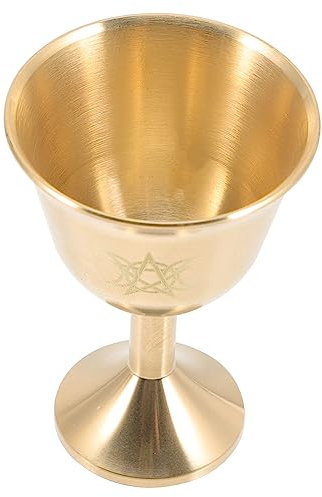 ABOOFAN Porte Eau Benite 2 Pièces De Drame Coréen Tasse De Bouddhisme Résistante à L'usure Décor En Laiton Tasse à Vin D'offre Multifonction De Calice De Bouddhisme Délicate