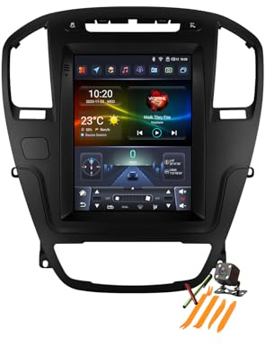 YLOXFW Autoradio Stereo Android 13.0 Navi für Opel Insignia 2008-2013 Sat GPS Navigation 9.7 Zoll Cartablet DVD Multimedia Player FM BT Receiver mit Carplay 4G 5G WiFi DSP SWC,Ts7