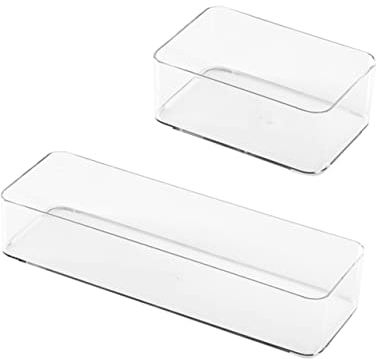 SHINEOFI 2 Cajas De Almacenamiento De Cocina Práctico Estuche De Almacenamiento De Cocina Estuche De Almacenamiento Para El Hogar Organizador De Cajones Accesorio Para El Hogar