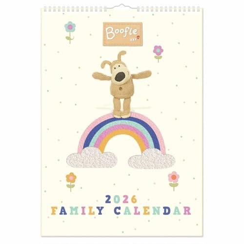 2026 Boofle A3 Familjeväggskalender