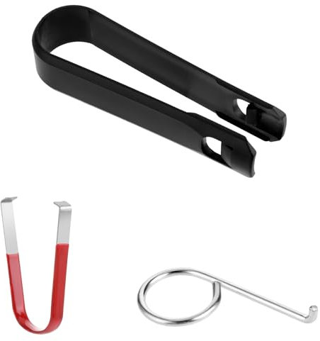 3PCS Locking Wheel Nut Removal Tool 3 Type Car Wheel Lock Removal Kit, Universal Lug Nut Cover Hub Bolt Cover Cap Hook Trim Puller Tool Hook, Car Accessories for Most Vehicles