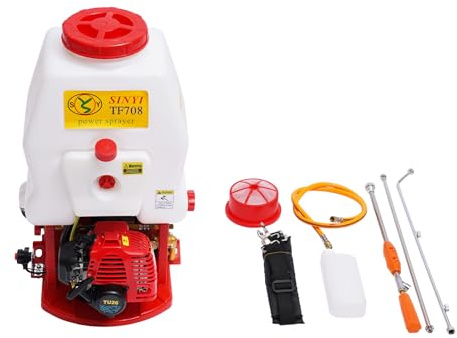 Ryggspruta, 20 l jordbruksryggspruta, 700 W tryckspruta, gödselspruta, trädgårdsspruta spruta trädgård ogräs, 8 l/min spraymängd för insekticider sterilisering bevattning
