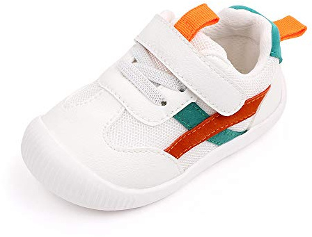 MK MATT KEELY Scarpe Bambina per Primi Passi in Morbida Pelle Unisex Scarpine Neonato Sneakers con Fondo Morbido Ragazza Ragazzo