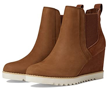 TOMS Women's Maddie Ankle Boot, Dark Ember Oiled Nubuck/Suede, 9