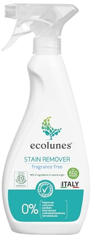 Ecolunes Vlekverwijderaar Geurvrij, Gemaakt met de reinigende kracht van zuurstofmiddelen, 96% ingredienser av naturligt ursprung, orsakar inte allergier, 500 ml.