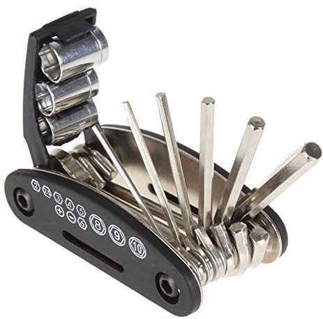 16in1 Fahrrad Multitool | Notfall Reparatur-Set | Imbus Set | Sechskant-Schlüssel | Mountainbike | Multifunktions-Werkzeug