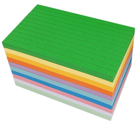 LAPYAPPE 500 Blatt Kleine Leere Karten aus Papier Verdickte Blankokarten mit Glatter Oberfläche für Selbstgemacht und Täglichen Gebrauch Kompakte Wortkarten zum Planen