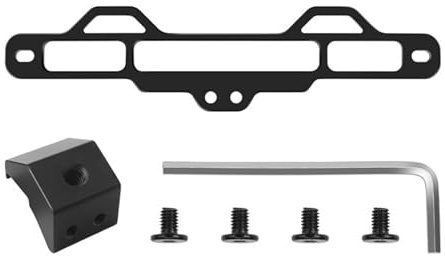 Adaptador de rosca de 1/4 pulgadas de aluminio para controlador de cámara profesional, trípode, equipo de estabilización de mano, accesorios de fácil instalación