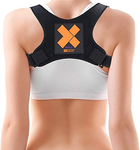 EVERYDAY MEDICAL X Brace I Posture Corrector Back Brace for Men and Women I Discreet Shoulder and Clavicle Support Brace I Prevents Slouching and Improves Posture I Reduces Shoulder and Back Pain