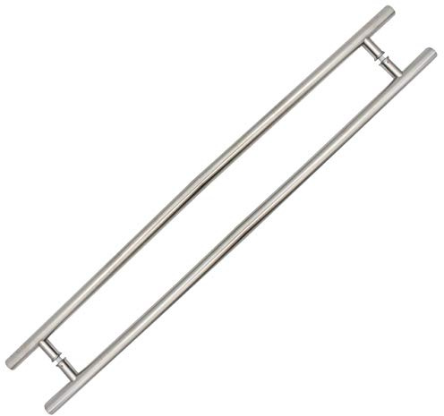 EAI Pull Handles for Front Door Inline Back to Back Fix | Satin Stainless Steel | 1200x32mm