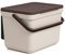 TATAY Kitchen Food Waste Caddy 6L | Organic Bin Smart With Support Bracket and Screws Included | Compact and Functional Design | Made from 100% Recycled Materials | 26.5x20.5x18.5 cm, Ecohome