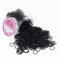JASVERLIN Black Rubber Bands 1000pcs, Small Baby Hair Ties Ponytail Holder Tiny Hair Elastics Bands for Girls Women 1/2inch
