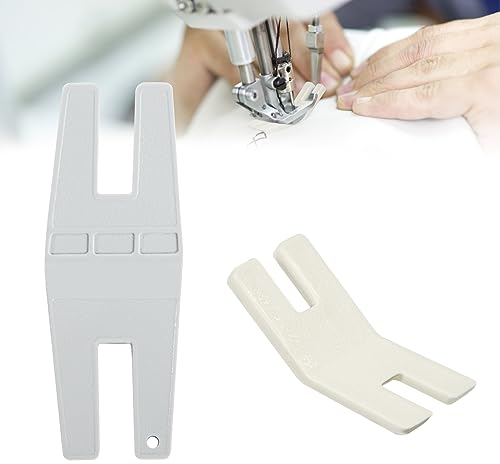 Sperrige Nahthilfe Nähmaschine 2 Stück Nähfuß Werkzeug Kunststoff Gerad Stich Fuß Weiße Nahtführung Nähen Zubehör