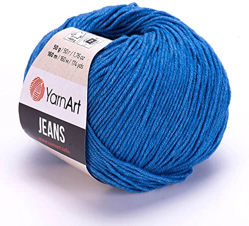 Yarn Art Jeans Yarn 160m, Soft Cotton Amigurumi Doll Animal 50g Knitting Crochet (16)
