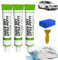 Fiberglass Boat Repair Kit, Gogolonge Fiberglass Boat Repair Paste, Xt200 Quick Dry Little Putty with Scraper Kit, Car Scratch Remover Touch Up Paste Fix Tools (Orange, 3 Pcs)