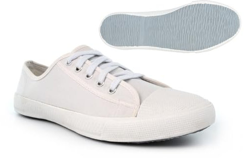 Mens All White Pumps Mens Pumps Mens Canvas Shoes Mens Plimsolls Mens Low Tops Low Top Shoes Size 6 Boys Pumps Boys Canvas Shoes Boys Plimsolls Boys White Plimsolls All White 9 UK