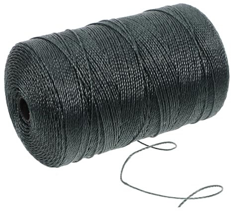 OSALADI Braided Fishing Line Nylon Twine String Multi-use Nylon Twine Rope for Fishing Net Repair and Shrimp Cage Bundling 18-strand