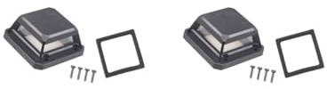 Lot de 2 protections de niveau en verre ABS 12 lignes anti-poussière et anti-rayures