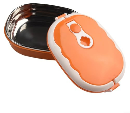 Yuanpgky Boîte à déjeuner portable à isolation thermique avec capacité de 900 ml pour étudiants et employés de bureau, récipient chauffant intérieur en acier inoxydable (bleu)