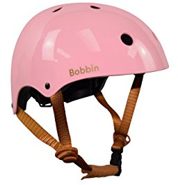 Bobbin Bike Helmet Lightweight Bicycle Helmet for Adults Mens Ladies Kids Boys and Girls Cycle Helmets Safety Starling 11 Vents with Adjustable Strap (S/M, Blossom Pink)