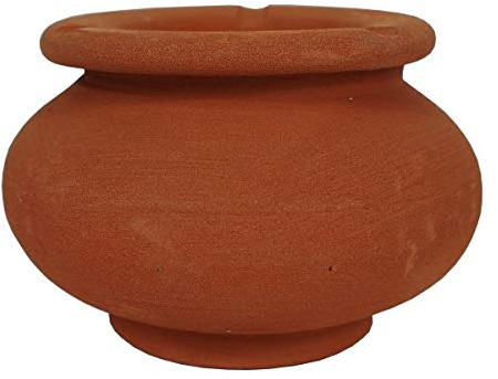 Orientalischer Windaschenbecher Keramik Ton natur