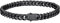 Bestyle 5mm Panzerkette Armband Herren Schwarz Cuban Armbänder Edelstahl breits massives kubanisches Armkette Hip Hop Bracelet 19cm lang Geschenk für Männer Jungen Damen