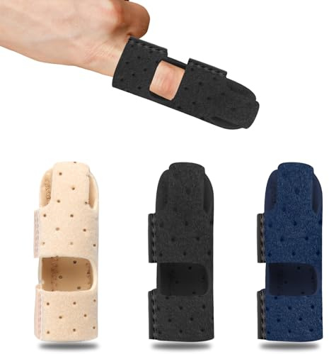 BLMHTWO 3 Pcs Finger Splints Adjustable Trigger Finger Splint Support Brace for Immobilization Best Fit for All Fingers