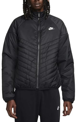 Nike FB8195-010 M NK WR TF MIDWEIGHT PUFFER Giacca Uomo BLACK/BLACK/SAIL Taglia L