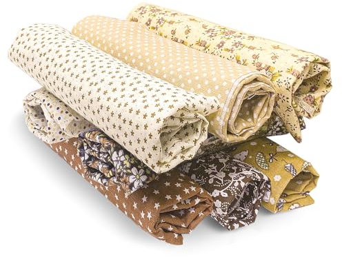 8 Pcs Stoff Stoffe Patchwork,Stoff,Patchwork Stoffe Paket,Baumwollstoff, Stoffe Zum Nähen Jersey Stoff Meterware Zum Nähen Diy Stoffstücke Für Alle Arten Von Kleinen Handgemachten(50x50cm)