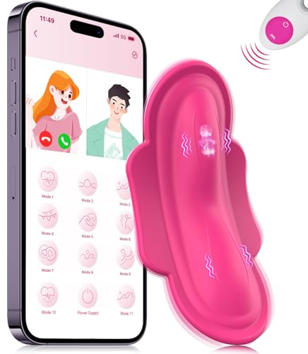 Wearable Panty APP Remote Control Vibrators Adult Sex Toys for Women or Couples, Clitoral Mini Egg Bullet Butterfly Vibrator Rose Toy, G Spot Dildo Vagina Stimulator with Tongue Licking Sex Machine