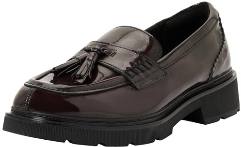 Clarks Lauryl Tassel Womens Wine, 6.5