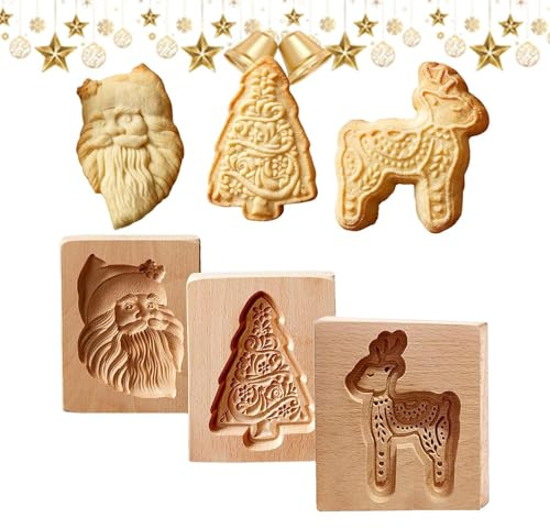 Moldes para galletas para hornear | Utensilios para hornear no pegajosos - Moldes lavables para galletas de,Para mantequilla Shortbread Chocolate Azúcar Moocake Pastel Hogar Cocina