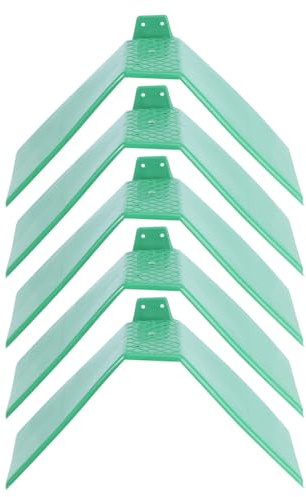 HORIALENCE Plastic Pigeon Perches Blue 5pcs with Large Rounded Corners Bird Resting Racks for Bird Playground and Developing Skills Suitable for Pet Dove and Pigeon Fanciers
