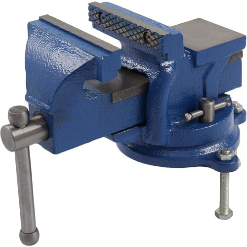 Youyijia Table Vice 6 Bench Vise 360 Degrees Swivel Base Heavy Duty Cast Iron Work Bench Vice for Workshop Factory Tool Material Clamping Fixing