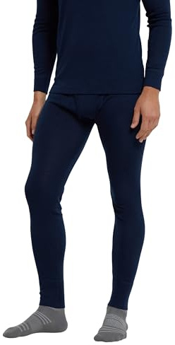 Mountain Warehouse Mens Merino Thermal Baselayer Pants Navy XXS