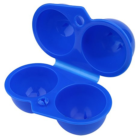 Conteneur de Boîte de Rangement de Transporteur d'Oeufs en Plastique Orange 2 Pièces pour les Pique-niques et le Camping en Plein Air - Support Portable pour le Transport
