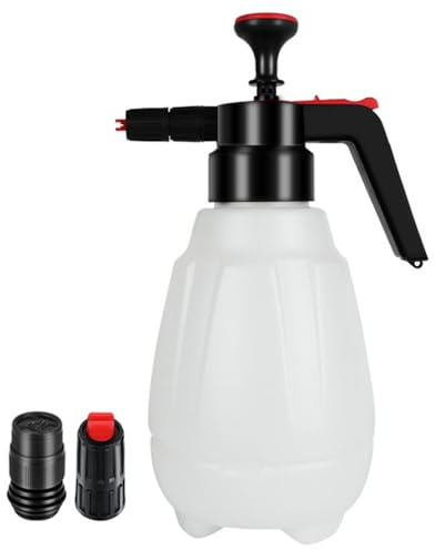 Batteridriven skumspruta – 30 x 10 cm | Handtrycks-skumpumpblaster, vattenspruta för biltvätt, tvål, schampo, trädgårdsslang | rengöringstillbehör för tjock tvålvatten, 2–2,5 l Fa
