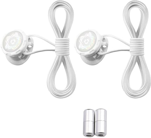 DIPZO 1 Par de Cordones con Cierre de Hebilla Giratoria Automática, Cordones de Zapatos sin Nudo para Zapatillas de Deporte y Zapatos Infantiles