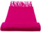 TigerTie Designer Schal in pink magenta telemagenta einfarbig Uni - Cashmink