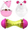 3 Pcs Cat Feeder Toy, Cat Interactive Toy Food Dispenser Training Ball for Training Improve Pet Cats IQ