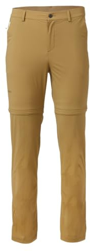 Marmot Hombre Arch Rock Convertible Pant, Pantalón de trekking transpirable con cremallera, pantalón de trekking repelente al agua, pantalón largo con perneras desmontables, Shetland, 38