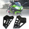 Motorrad Fußrasten Schutz für Kawasaki Z900, 1 Paar Fußrastenschutz für Z900 Fersenschutz Abdeckung für Z900 2017 2018 Modelle Geeignet (Schwarz)