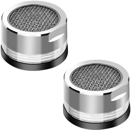 LICQIC Inserto di ricambio per filtro rubinetto, aeratore maschio per rubinetto, ugello filtro per risparmio idrico per lavello da cucina, bagni, servizi igienici, ristoranti