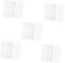 DIYEAH 5 Sätze Langlebiger Buchschutz Buchschutzfolie Bücherabdeckung Buchumschlag Büchercover Plastikhülle Für Bücher Buchhülle Klares Buch Kpop-ärmel Pp Transparent 20 Stück * 5